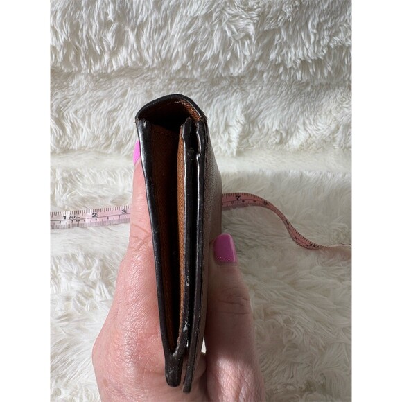 Michael Kors Wallet Womens One Size Brown Bifold Snap ID Window Card Slots - Picture 3 of 7